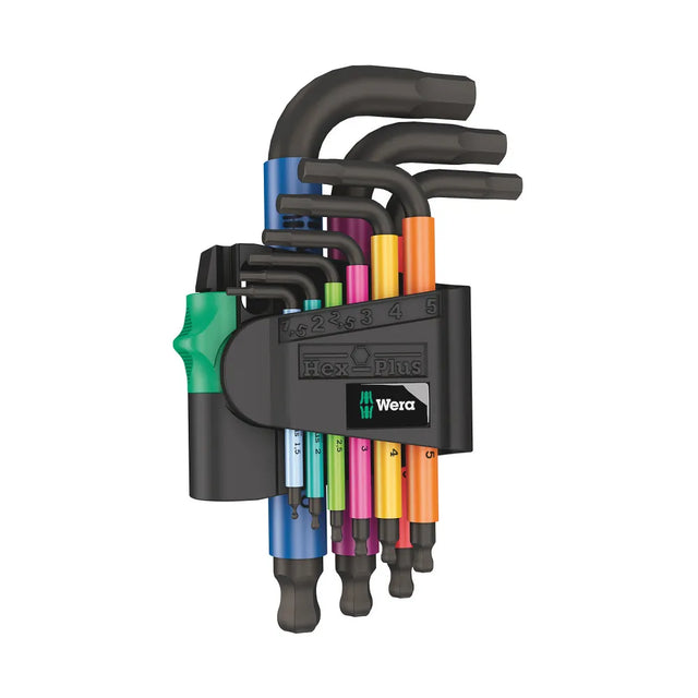 WERA JUEGO DE 9 LLAVES HEX ACO   1.5-10MM 950/9 HEX PLUS MUL