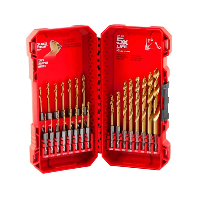 MILWAUKEE JGO BROCAS AV 23PZ   1/16"-3/8" TITANIO